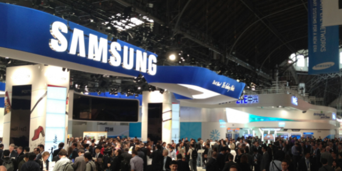 Samsung booth MWC Samsung booth MWC